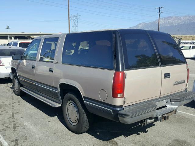 1GNGC26N1PJ410550 - 1993 CHEVROLET SUBURBAN C TAN photo 3