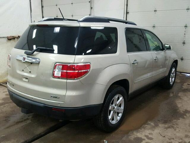 5GZEV23D49J119144 - 2009 SATURN OUTLOOK XR ოქროსფერი ფოტო 4