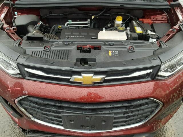 3GNCJNSB8HL270654 - 2017 CHEVROLET TRAX LS RED photo 7