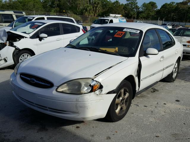 1FAFP55S91A123911 - 2001 FORD TAURUS SES WHITE photo 2