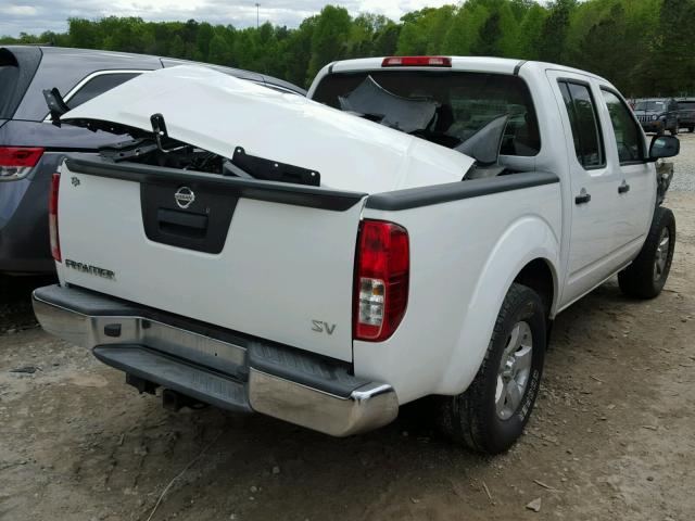 1N6AD0ER7DN729957 - 2013 NISSAN FRONTIER S WHITE photo 4