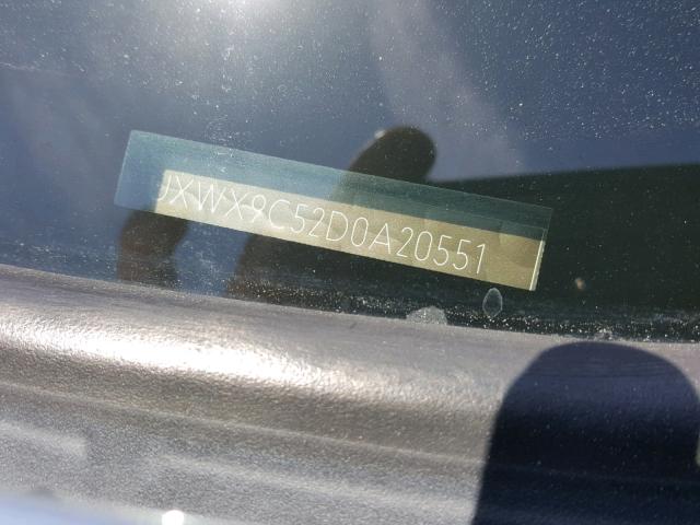 5UXWX9C52D0A20551 - 2013 BMW X3 XDRIVE2 SILVER photo 10