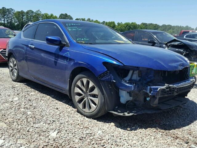 1HGCT1B3XDA024843 - 2013 HONDA ACCORD LX- BLUE photo 1