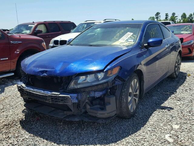 1HGCT1B3XDA024843 - 2013 HONDA ACCORD LX- BLUE photo 2