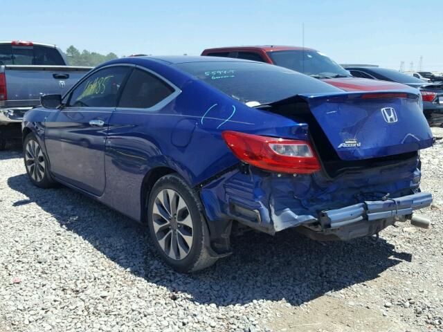 1HGCT1B3XDA024843 - 2013 HONDA ACCORD LX- BLUE photo 3