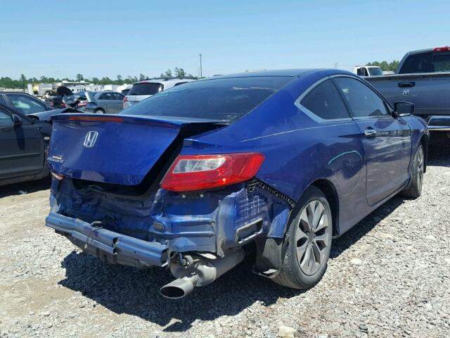 1HGCT1B3XDA024843 - 2013 HONDA ACCORD LX- BLUE photo 4