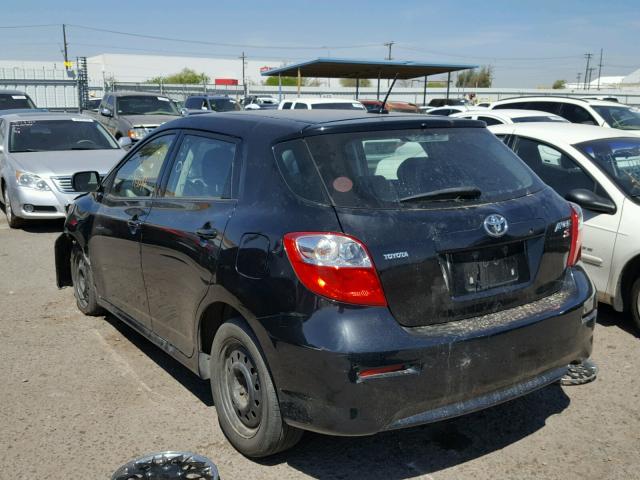 2T1KE4EE2AC044367 - 2010 TOYOTA COROLLA MA BLACK photo 3