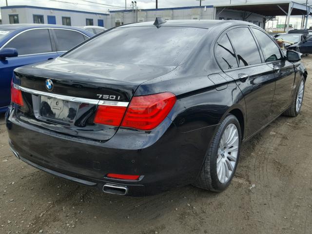 WBAKA835X9CY34426 - 2009 BMW 750 I BLACK photo 4