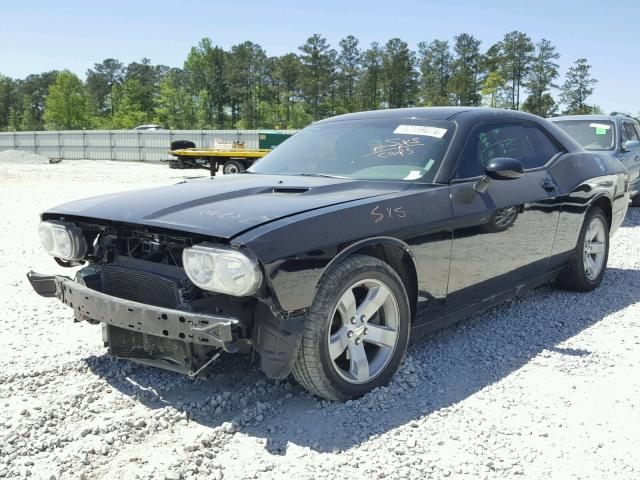 2C3CDYAG1EH208486 - 2014 DODGE CHALLENGER BLACK photo 2