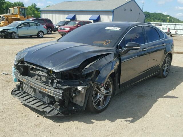 3FA6P0K95DR190066 - 2013 FORD FUSION TIT BLACK photo 2