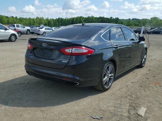 3FA6P0K95DR190066 - 2013 FORD FUSION TIT BLACK photo 4