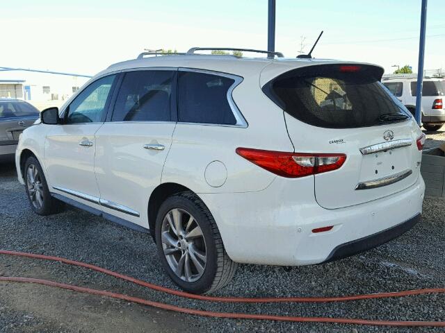 5N1AL0MN2DC322205 - 2013 INFINITI JX35 BASE WHITE photo 3