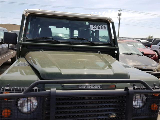 SALDH1288PA919227 - 1993 LAND ROVER DEFENDER 1 GREEN photo 9