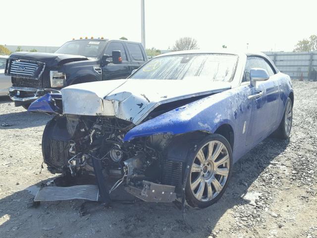 SCA666D58GU102335 - 2016 ROLLS-ROYCE DAWN BLUE photo 2