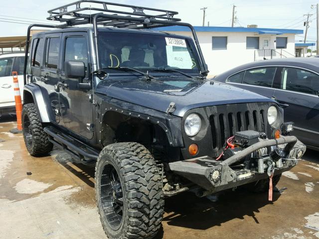 1J8GA59177L224808 - 2007 JEEP WRANGLER S BLUE photo 1
