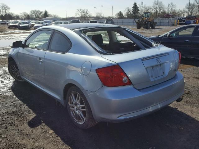 JTKDE177550056513 - 2005 TOYOTA SCION TC 蓝色 照片 3