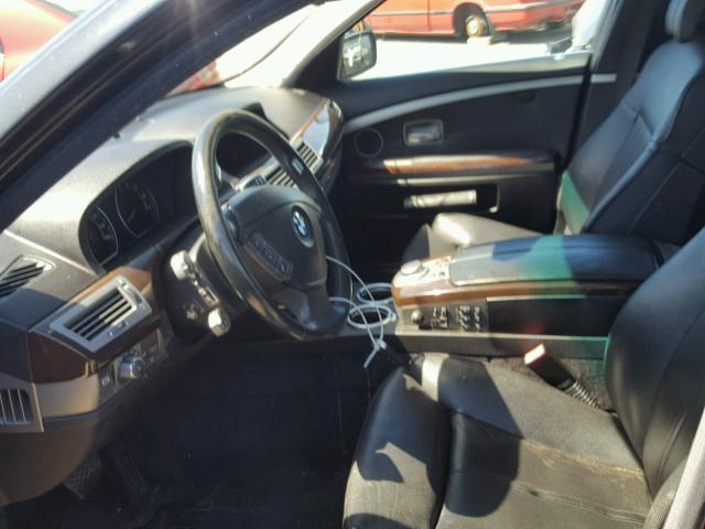 WBAHL83597DT09918 - 2007 BMW 7 SERIES BLACK photo 5