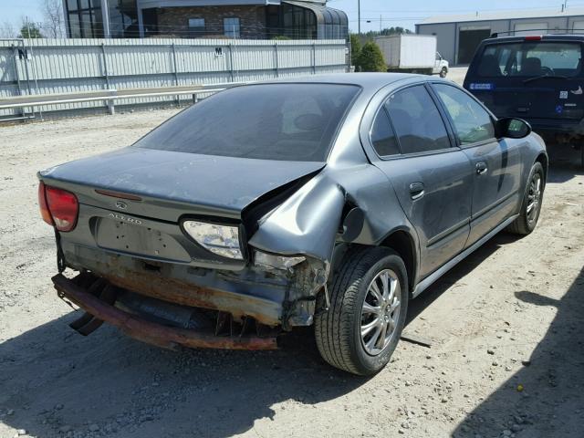 1G3NL52FX3C284798 - 2003 OLDSMOBILE ALERO GL GRAY photo 4