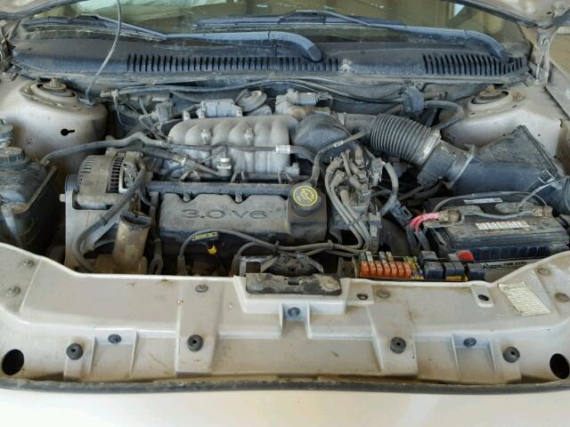 1FAFP52U1WG218215 - 1998 FORD TAURUS LX GOLD photo 7