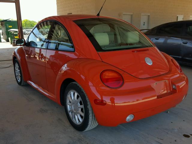 3VWCK31C84M412152 - 2004 VOLKSWAGEN NEW BEETLE ნარინჯისფერი ფოტო 3