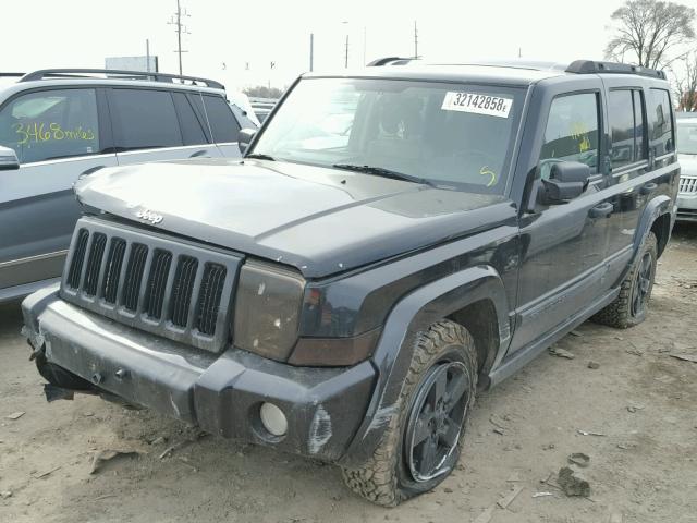 1J8HG48K66C268840 - 2006 JEEP COMMANDER 黑色 照片 2
