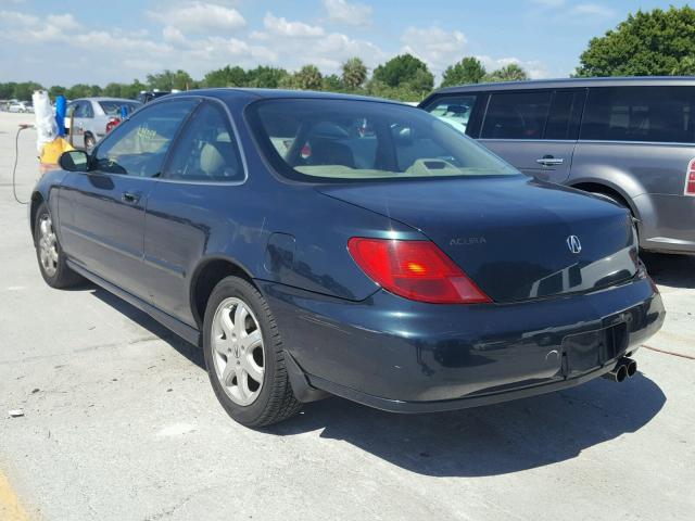 19UYA2255WL005739 - 1998 ACURA 3.0CL GREEN photo 3