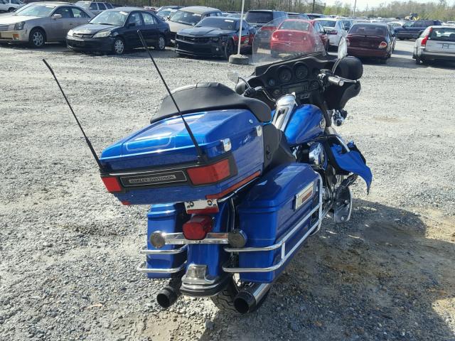 1HD1FC41X8Y684803 - 2008 HARLEY-DAVIDSON FLHTCUI BLUE photo 4