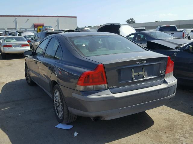 YV1RS58D932250362 - 2003 VOLVO S60 2.4T GRAY photo 3