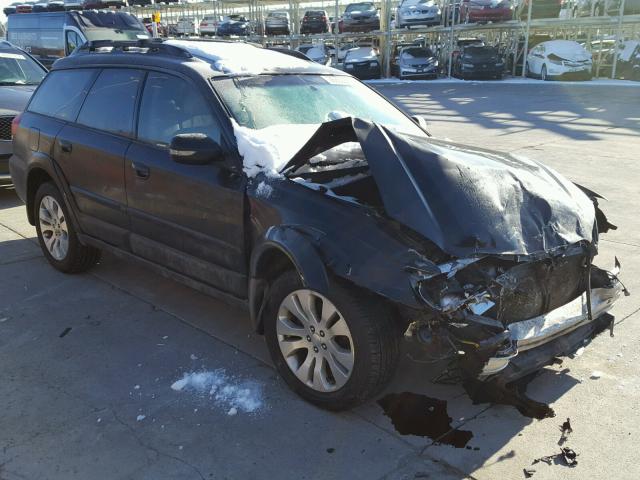 4S4BP86C584343598 - 2008 SUBARU OUTBACK 3. BLACK photo 1