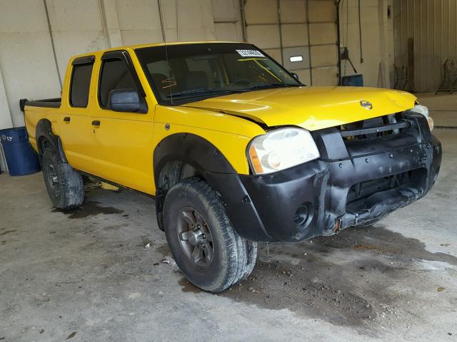 1N6ED27T43C413481 - 2003 NISSAN FRONTIER C YELLOW photo 1