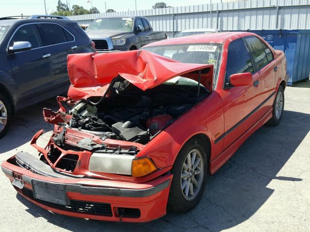 WBACD4324WAV57273 - 1998 BMW 328 I AUTO RED photo 2