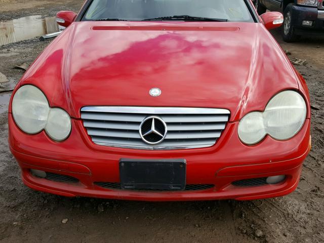 WDBRN40J83A406985 - 2003 MERCEDES-BENZ C 230K SPO RED photo 9