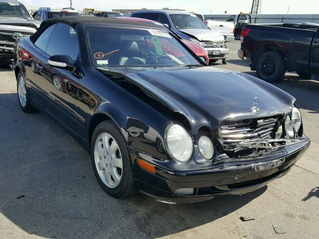 WDBLK65G13T143590 - 2003 MERCEDES-BENZ CLK 320 BLACK photo 1