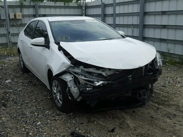 2T1BURHE7EC159192 - 2014 TOYOTA COROLLA L WHITE photo 1