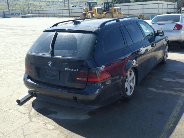 WBANN73507CN04108 - 2007 BMW 530 XIT BLUE photo 4