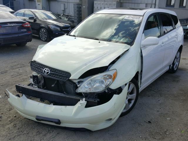 2T1KR32E28C695656 - 2008 TOYOTA COROLLA MA WHITE photo 2