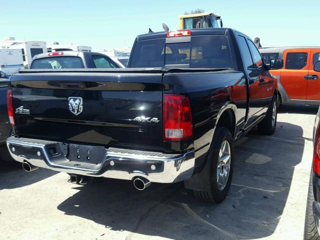 1C6RR7GMXES279569 - 2014 RAM 1500 SLT BLACK photo 4