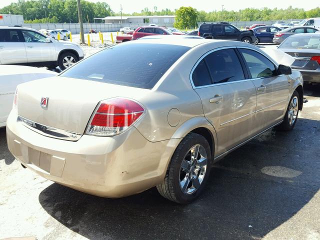 1G8ZS57N48F191506 - 2008 SATURN AURA XE BEIGE photo 4