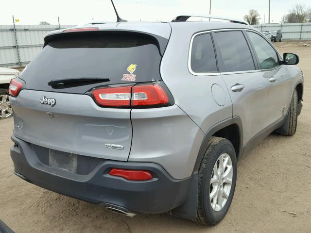 1C4PJMCS9FW745416 - 2015 JEEP CHEROKEE L SILVER photo 4