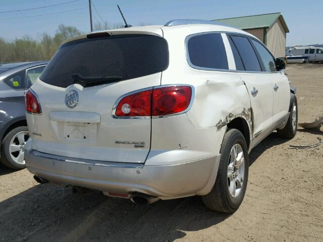 5GALRBED2AJ153504 - 2010 BUICK ENCLAVE CX WHITE photo 4