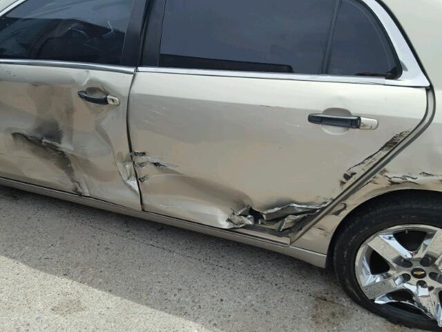 1G1ZC5EB4AF254226 - 2010 CHEVROLET MALIBU 1LT 金色 照片 9