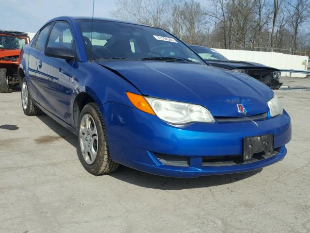 1G8AN12F84Z206871 - 2004 SATURN ION LEVEL BLUE photo 1
