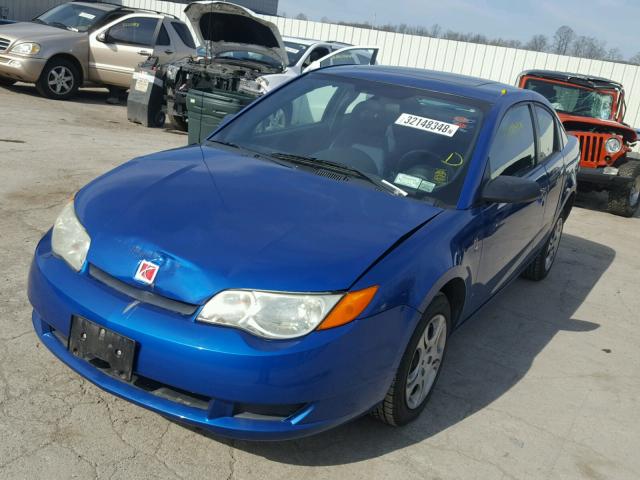 1G8AN12F84Z206871 - 2004 SATURN ION LEVEL BLUE photo 2