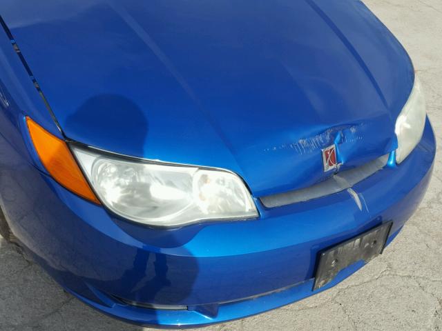 1G8AN12F84Z206871 - 2004 SATURN ION LEVEL BLUE photo 9