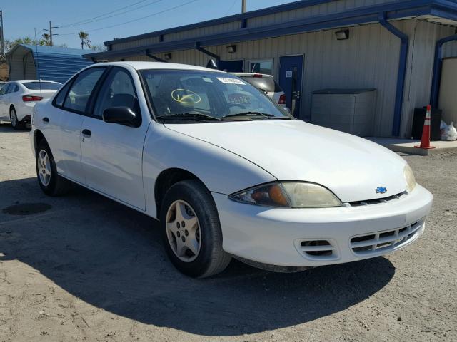 1G1JC524017390947 - 2001 CHEVROLET CAVALIER B WHITE photo 1