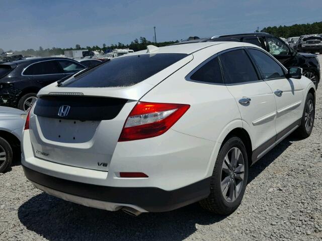 5J6TF1H39DL002649 - 2013 HONDA CROSSTOUR WHITE photo 4