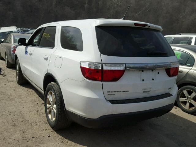 1C4RDJFG4DC684609 - 2013 DODGE DURANGO PO WHITE photo 3