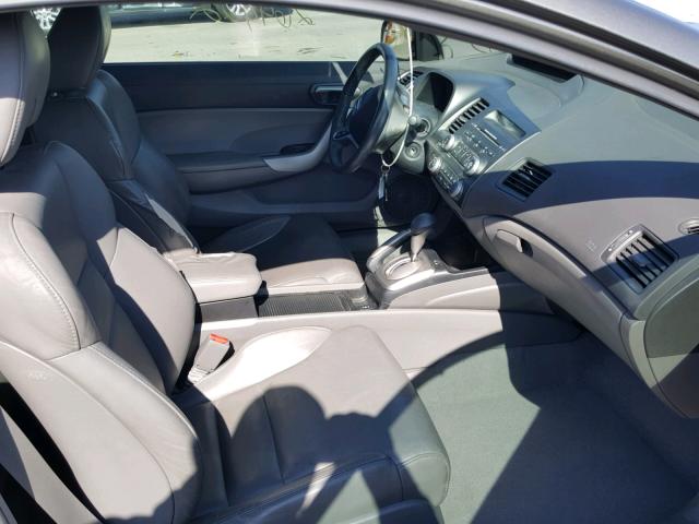 2HGFG12968H571895 - 2008 HONDA CIVIC EXL GRAY photo 5