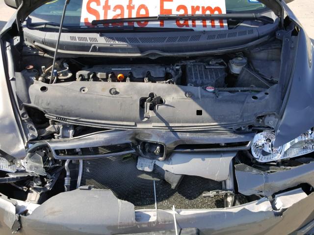 2HGFG12968H571895 - 2008 HONDA CIVIC EXL GRAY photo 7