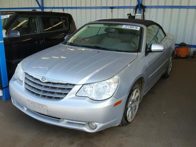 1C3LC65M68N264264 - 2008 CHRYSLER SEBRING LI SILVER photo 2